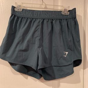 Men’s Gymshark Shorts in dark teal blue